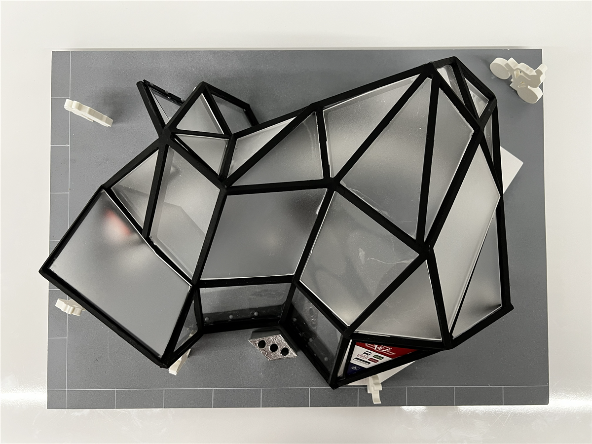 Crystal bus stop model view two